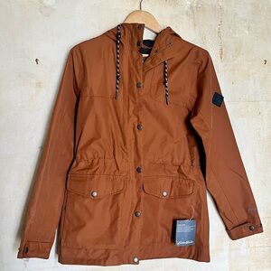 EDDIE BAUER NWT Waterproof Charly Jacket in Rust Size Small